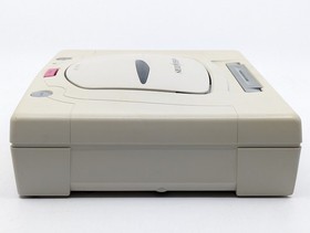 Sega Saturn White HST-3220 NTSC-J Japan Tested w/ FIGHTERS MEGAMIX