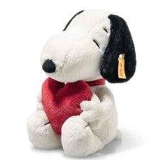 Snoopy Steiff Teddy Bear Soft Cuddly Friends Snoopy with Heart Parallel Import