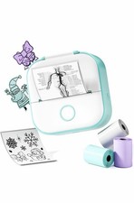 Mini impresora térmica portátil Phomemo T02 Bluetooth amarilla 53 mm nueva sellada