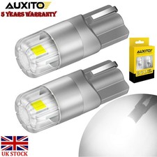2x AUXITO T10 SMD LED WHITE BULBS NUMBER PLATE CANBUS FREE ERROR for Audi BMW VW