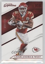 2016 Panini Prime Signatures Prime Proof Red 92/149 Charcandrick West #3 0a3