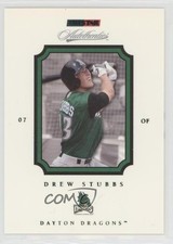 2007 TRISTAR Autothentics Green 178/250 Drew Stubbs #73 3c7