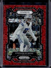 2023 Panini Prizm Stephon Gilmore No Huddle Red #/70 Cowboys