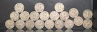 1 Roll of Silver Walking Liberty Half Dollars $10 Face VG-VF 260351