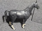 Vintage 1965 Louis Marx Johnny West Thunderbolt Horse Model Figure Black
