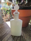 E. S. Reed's Sons Apothecary Atlantic City NJ Milk Glass Bottle Jersey Devil