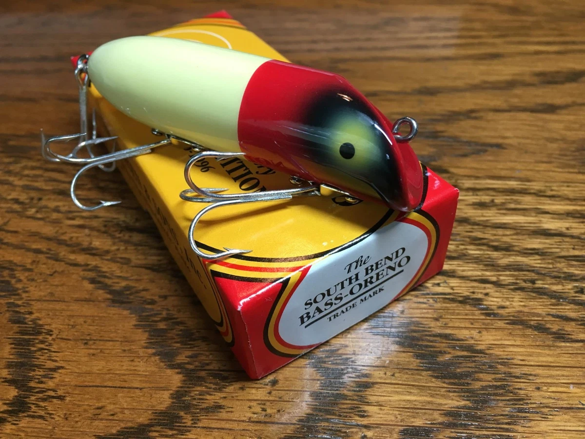 Leurre De Pêche Vintage Luhr-Jensen – Topwater En Bois – Eau Douce