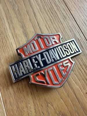 Harley-Davidson Baron Solid Brass Gürtelschnalle Belt Buckle USA 14703 Vintage