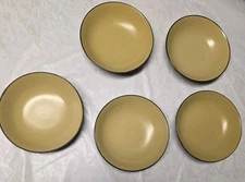 Noritake Folkstone Equator Set of 5 Dessert Fruit Bowls