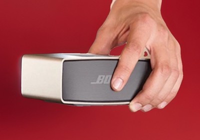 Bose SoundLink Mini I Bluetooth Speaker Silver W Cover / Deep Bass