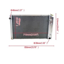 3 Row Aluminum Radiator For 1978-1991 Chevygmc Ck Pickup Truck V8 3 Row Aluminum Radiator For 1978-1991 Chevygmc Ck Pickup Truck V8