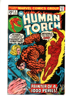 HUMAN TORCH #8 REPRINTS STRANGE TALES #108 FN/VF 7.0 1ST PAINTER, SCAR LEE/KIRBY