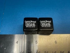 ——-—CAPTAIN MORGAN BLACK SPICED RUM—— SOUVENIR / ADVERTISEMENT DICE——-