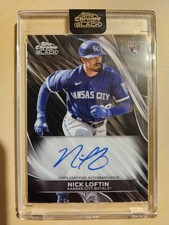2024 Topps Chrom Black Nick Loftin Auto CBA-NL