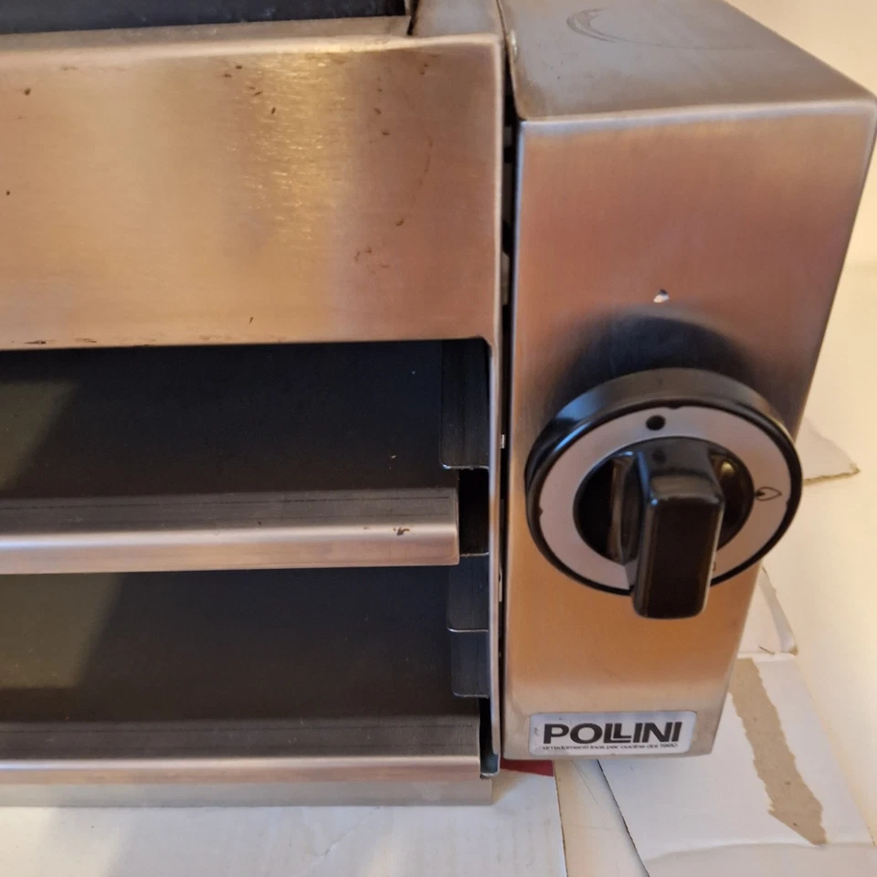 Griglia a gas con pietra ollare,in acciaio inox,con sicurezza spegnimento - Immagine 3 di 4