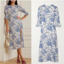 Reformation Carolena floral-print midi dress Size 0 Feminine Party Summer
