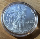 2002 American Silver Eagle 1 Troy oz .999 Fine Silver US Mint Coin Bullion BU