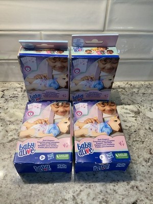 Baby Alive Diapers Refill Pack 16 Count, 4 Packs (Damaged Carton)