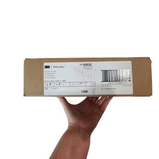 3M Wetordry Abrasive Sheets 9x11 Inch 1500 Grit REF 02032 Made in USA Box Sealed