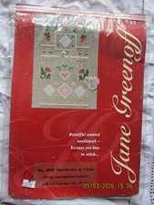 Jane Greenoff No. 243b Strawberries & Cream Sampler Embroidery Kit Unopened