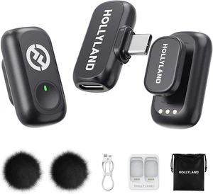 C'est la ruse. A1 Microphone sans fil pour Iphone & Android, 48Khz/24-Bit Studio Audio, 3-L