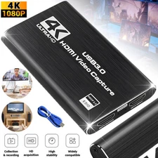 1*Audio Video Capture Card, USB 3.0 HDMI Video Capture Device Full HD Recording