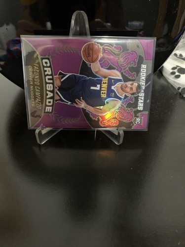 2020/21 Panini Chronicles Facundo Campazzo RC Crusade Purp Holo Prizm 21/49 - Bild 3 von 3