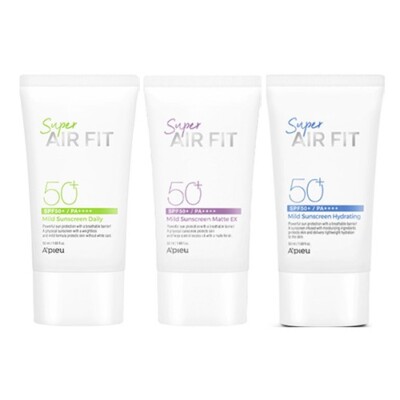 [A'PIEU] Super Air Fit Mild Sunscreen EX (SPF50+ PA++++) 50ml / K Beauty