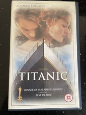 Titanic, Certificate 12, VHS