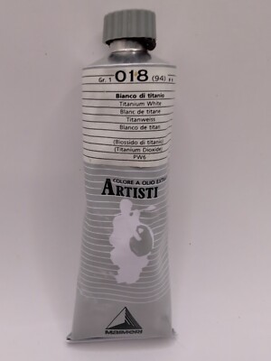 Maimeri Artisti Oil Paint Titanium White #18 60ml tube Italian Oil Color