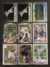 Chicago Cubs 2021 Topps Rookie Gold Parallel Rainbow Foil Royal Blue 9Total