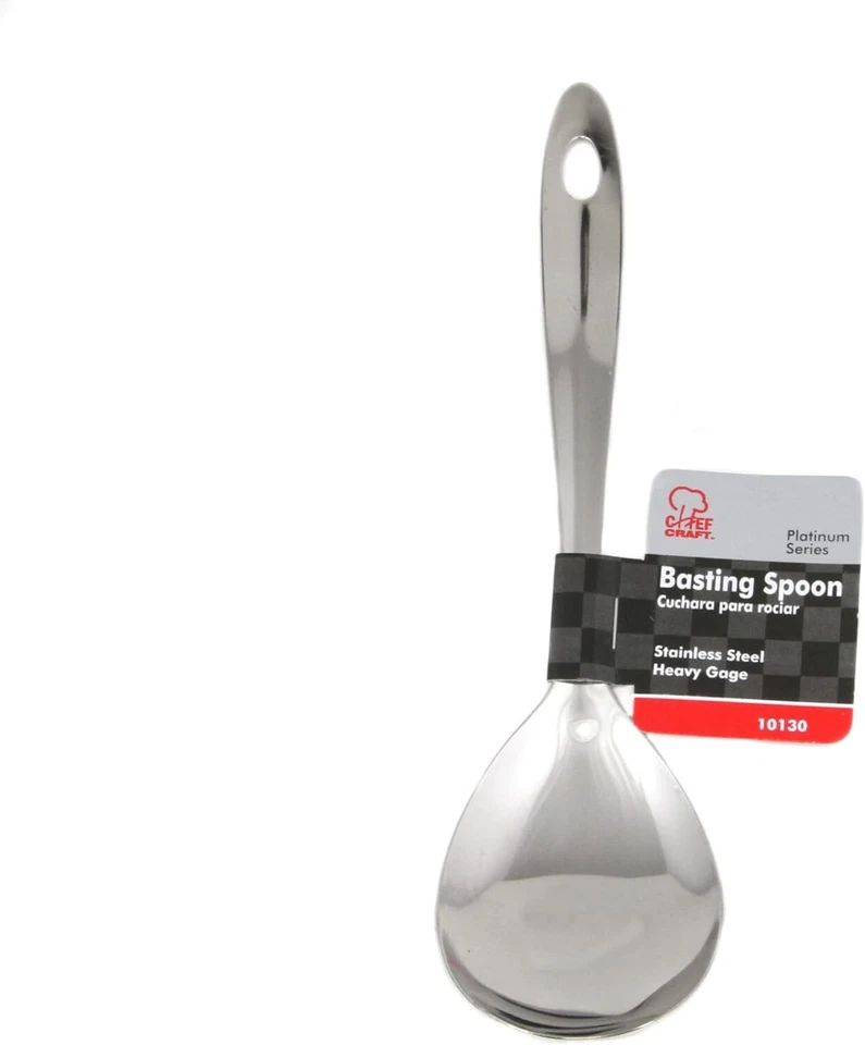 Chef Craft Select Serving Spoon, 9.5 inch, Stainless Steel ( 2 Pack ) - Image 2 of 2