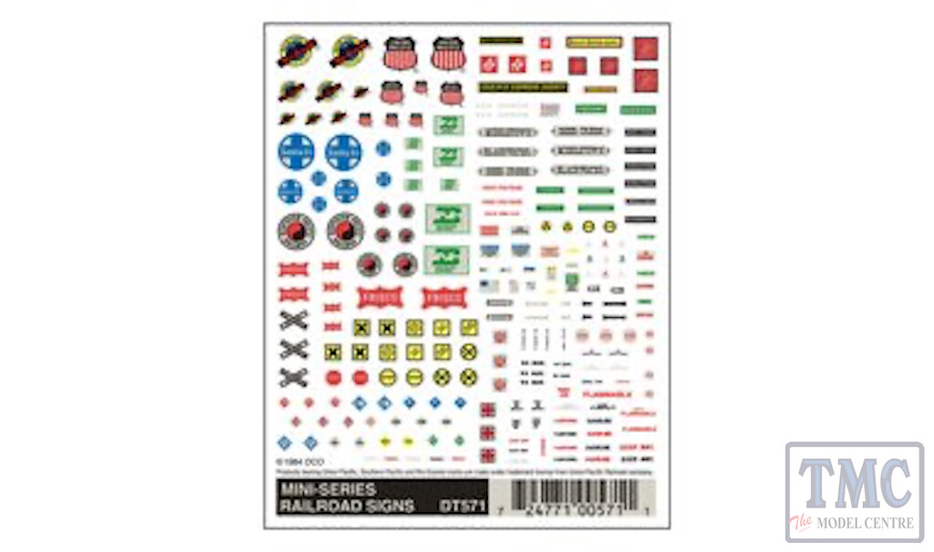 DT571 Woodland Scenics N Scale Mini-Series Railroad Signs
