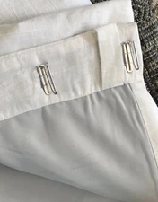 Pottery Barn (Set of 2) Drapery, Replacement Curtain Hooks 1.5 Inch FAST SHIP!