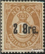 Norvège 48 (complète edition) Volume 1888 complèteett oblitéré 1888 émision de s