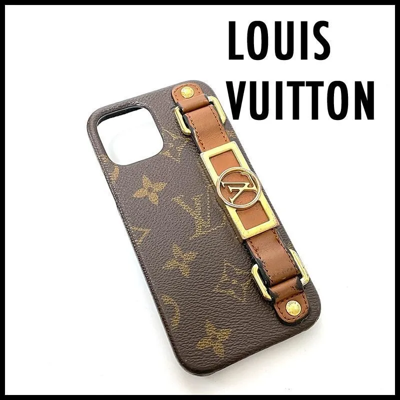 LOUIS VUITTON iPhone 12/12 PRO Bumper Daufine M69782 Monogram Phone Case w/  Box