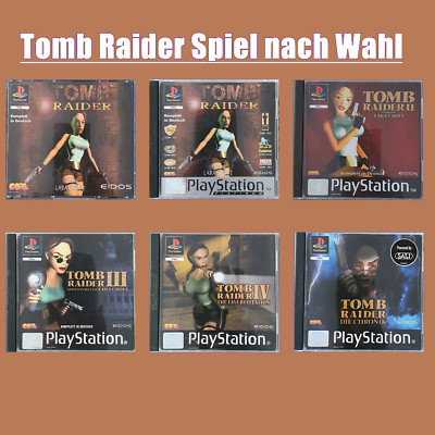PS1 - Playstation   Tomb Raider Spiel nach Wahl - Big Box | 1 | 2 | 3 | 4 | 5  