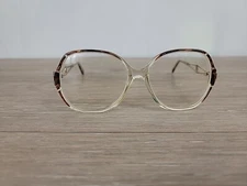 LOOKING GLASS Eyeglasses  54-18-140 BR 6020 Crystal/Gold/Tortoise FRAMES ONLY!