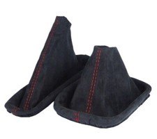 cuffia cambio e freno pelle per BMW e90 e91 e92 e93 in pelle scamosciata