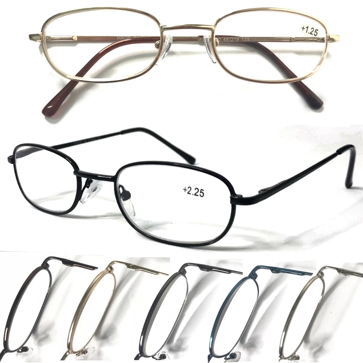 Classic Style Reading Glasses Spring Hinges Anti Scratch Lens Aspheric Lens RG80