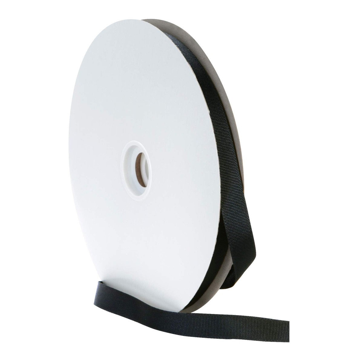 3 Inch Wide Grosgrain Ribbon - 5 Yard Spool Black Craft Ribbon Made In USA