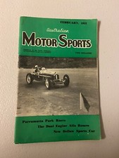 Australian Motor Sports Magazine  February 1952