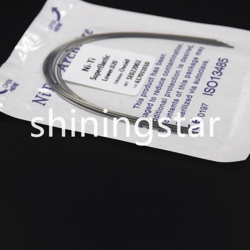 1 Sacchetto Super Elastico Niti Dentale Ortodontico Arco Filo Rotondo Ovoidale Superiore/Inferiore - Foto 37 di 38