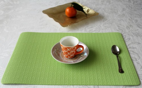 Set Tovagliette Americane Sottobicchieri antiscivolo lavabili resistenti calore - Foto 5 di 6