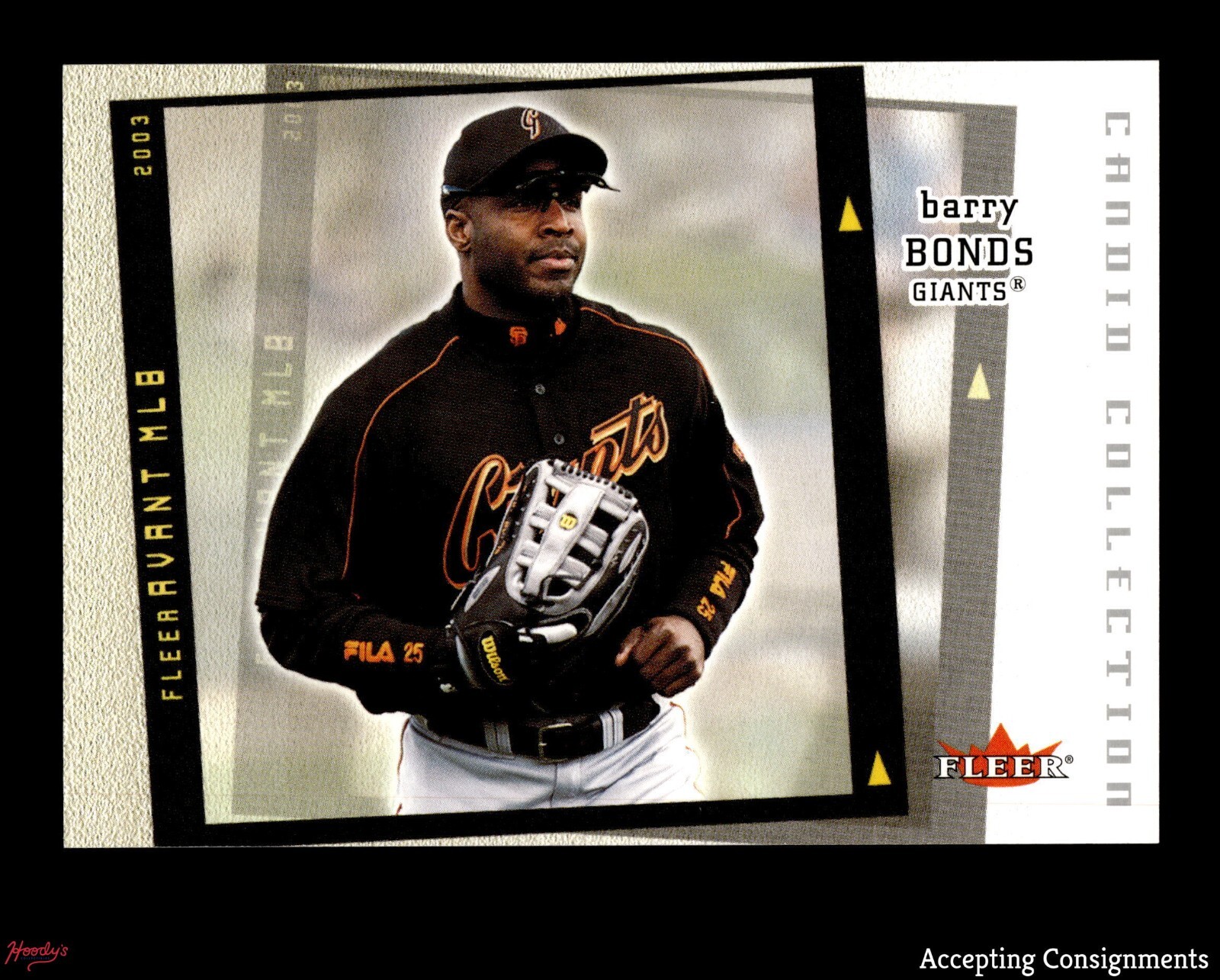 2003 Fleer Avant Candid Collection #13 Barry Bonds 221/500 GIANTS
