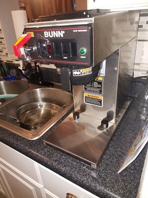 bunn commercial coffee maker used