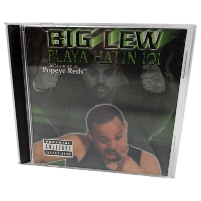 Playa Hatin' 101 [PA] by Big Lew (CD, Aug-2001, Col-Beast) RARE Rap Hip Hop