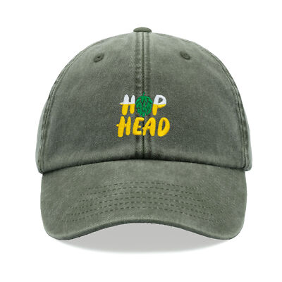 Hop Head Baseball Cap Vintage Washed Unisex Papa Mütze Bier IPA Papa Vatertag