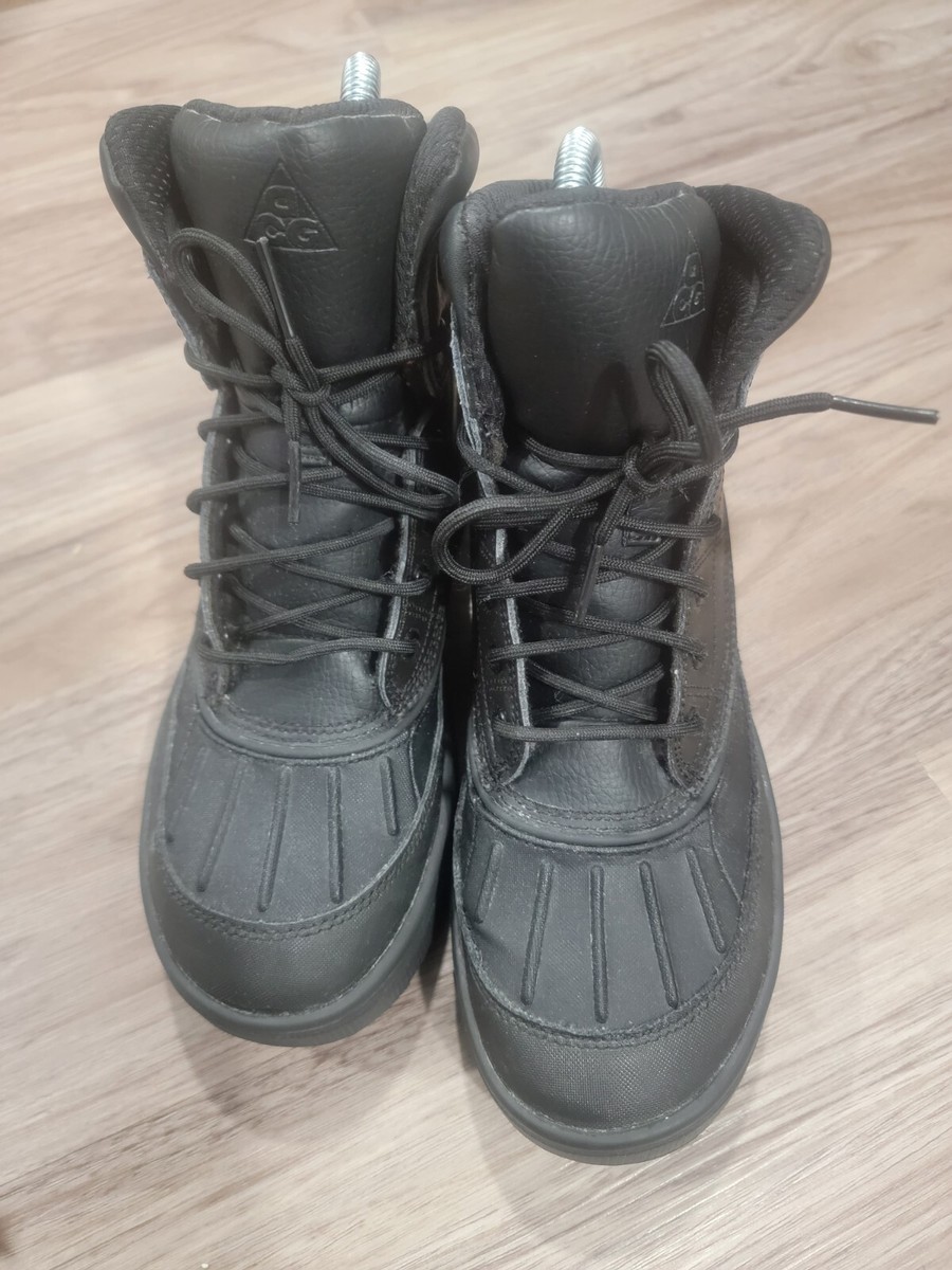 Nike ACG Woodside 2 Duck Boots Boy's Size 6.5Y Black 524872-001