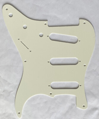 For 1-Ply Fender US 57' 8 screw Stratocaster Strat Guitar Pickguard,Parchment